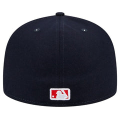 Boston Red Sox New Era Script Sided 59FIFTY Fitted Hat - Navy - New Era on Sale