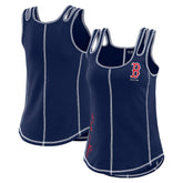 Boston Red Sox WEAR by Erin Andrews Women's Contrast Stitch Tank Top - Navy - MLB on Sale