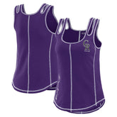 Colorado Rockies WEAR by Erin Andrews Women's Contrast Stitch Tank Top - Purple - MLB Sale