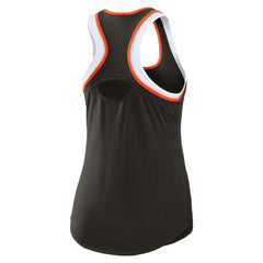 San Francisco Giants WEAR by Erin Andrews Women's Colorblock Racerback Tank Top - Black - MLB Sale