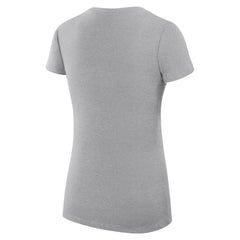 Boston Celtics G-III 4Her by Carl Banks Women's Super-Slim Fit Lightweight Large City Logo V-Neck T-Shirt Heather Gray