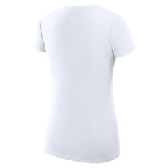 Cleveland Cavaliers G-III 4Her by Carl Banks Women's Super-Slim Fit Lightweight Large City Logo V-Neck T-Shirt White