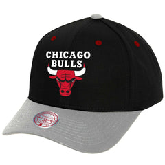 Chicago Bulls Pro Crown Adjustable Hat Black/Gray | Mitchell & Ness for sale