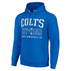 Indianapolis Colts Starter Unisex Throwback Logo Pullover Hoodie Royal