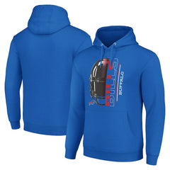 Buffalo Bills Starter Unisex Half Helmet Logo Pullover Hoodie Royal