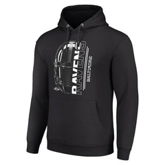 Baltimore Ravens Starter Unisex Half Helmet Logo Pullover Hoodie Black