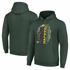 Green Bay Packers Starter Unisex Half Helmet Logo Pullover Hoodie Green
