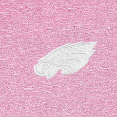 Philadelphia Eagles Antigua Hunk Quarter-Zip Pullover Top Pink