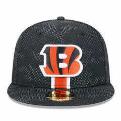 Cincinnati Bengals New Era 2024 Sideline 59FIFTY Fitted Hat Black