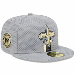 New Orleans Saints New Era 2024 Sideline 59FIFTY Fitted Hat Gray
