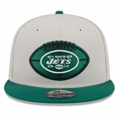 New York Jets New Era 2024 Sideline Historic 9FIFTY Snapback Hat Stone/Green