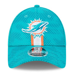 Miami Dolphins New Era 2024 Sideline 9FORTY Stretch-Snap Hat Aqua