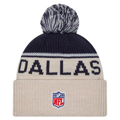 Dallas Cowboys New Era NFL Sideline Historic Cuffed Knit Hat with Pom
Stone