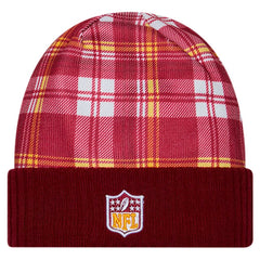 Washington Commanders New Era Sideline Statement Cuffed Knit Hat Burgundy