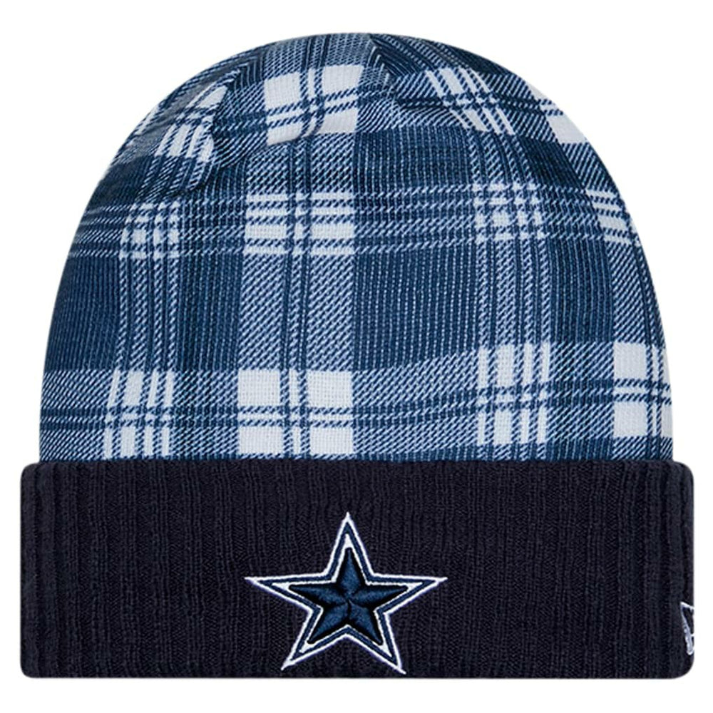 Dallas Cowboys New Era Youth Sideline Statement Cuffed Knit Navy
