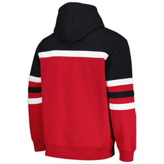 Portland Trail Blazers Head Coach Pullover Hoodie Red/Black | Mitchell & Ness discount