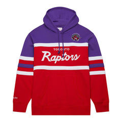 Toronto Raptors Head Coach Pullover Hoodie Red/Purple | Mitchell & Ness US