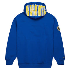 Golden State Warriors Team OG 2.0 Vintage Logo Fleece Pullover Hoodie for sale Royal | Mitchell & Ness outlet