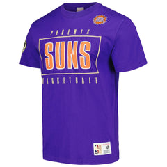Phoenix Suns Hardwood Classics Team OG 2.0 Premium Vintage Logo T-Shirt Purple | Mitchell & Ness Lifestyle