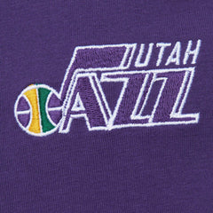 Utah Jazz Hardwood Classics Team OG 2.0 Premium Vintage Logo T-Shirt Purple | Mitchell & Ness outlet