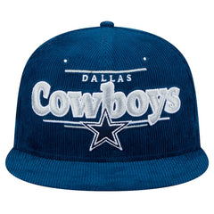 Dallas Cowboys New Era Display Corduroy 9FIFTY Snapback Hat Navy