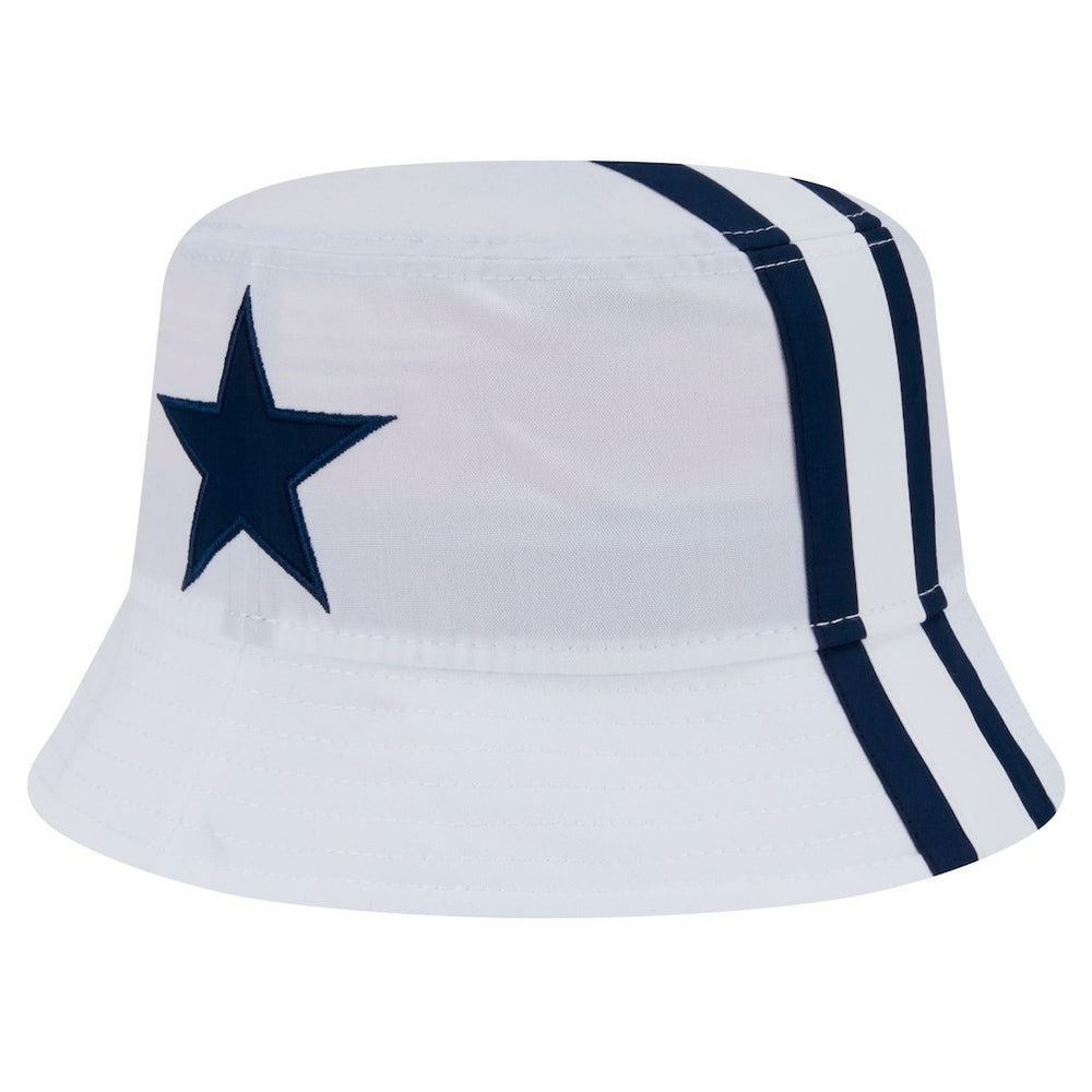Dallas Cowboys New Era Helmet Bucket Hat White