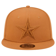 Dallas Cowboys New Era Tonal Color Pack 9FIFTY Snapback Hat Brown