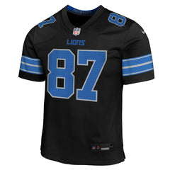 Nike Sam LaPorta Detroit Lions Youth Game Jersey Black