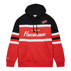 Carolina Hurricanes Mitchell & Ness Head Coach Pullover Hoodie - Red/Black - NHL 201112906