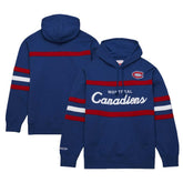 Montreal Canadiens Mitchell & Ness Head Coach Pullover Hoodie - Navy - NHL 201112919