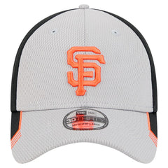 San Francisco Giants New Era Visor Trim 39THIRTY Flex Hat - Gray/Black - New Era Discount