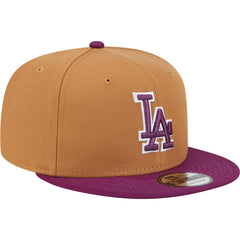 Los Angeles Dodgers New Era Color Pack Two-Tone 9FIFTY Snapback Hat - Brown/Purple - New Era Sale