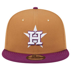 Houston Astros New Era Color Pack Two-Tone 9FIFTY Snapback Hat - Brown/Purple - New Era on Sale