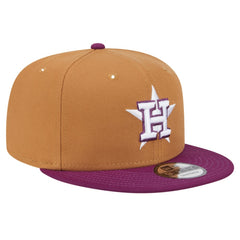 Houston Astros New Era Color Pack Two-Tone 9FIFTY Snapback Hat - Brown/Purple - New Era on Sale