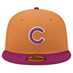 Chicago Cubs New Era Color Pack Two-Tone 9FIFTY Snapback Hat - Brown/Purple - New Era Lifestyle