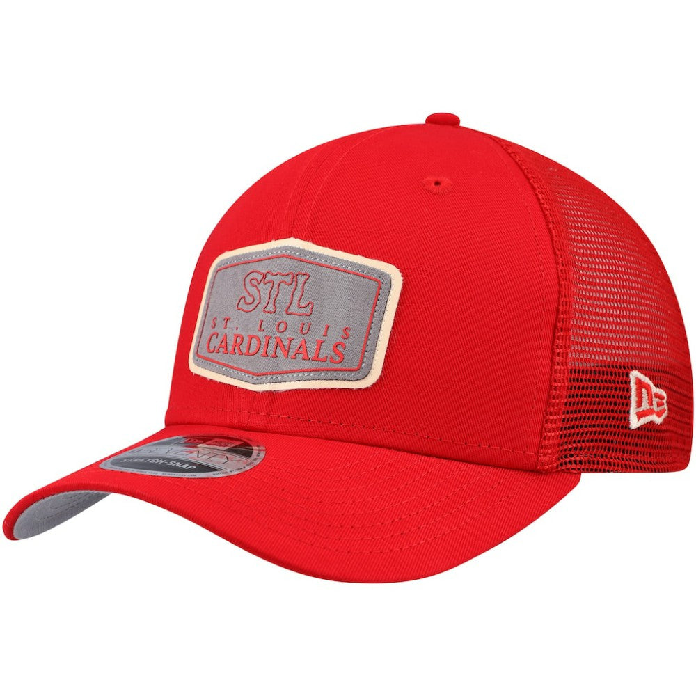 St. Louis Cardinals New Era Labeled 9SEVENTY Stretch-Snap Hat - Red - New Era Lifestyle