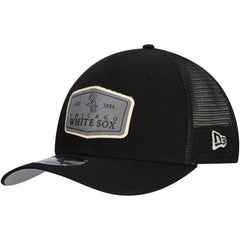 Chicago White Sox New Era Labeled 9SEVENTY Stretch-Snap Adjustable Hat - Black - New Era Discount