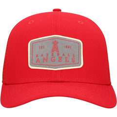 Los Angeles Angels New Era Labeled 9SEVENTY Stretch-Snap Adjustable Hat - Red - New Era Lifestyle