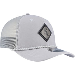 Chicago White Sox New Era Logo 9SEVENTY Stretch-Snap Adjustable Hat - Gray - New Era Sale