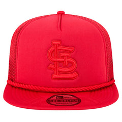St. Louis Cardinals New Era Tone Foam Meshback Golfer Snapback Hat - Red - New Era Lifestyle