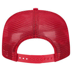 Los Angeles Angels New Era Tone Foam Meshback Golfer Snapback Hat - Red - New Era Online