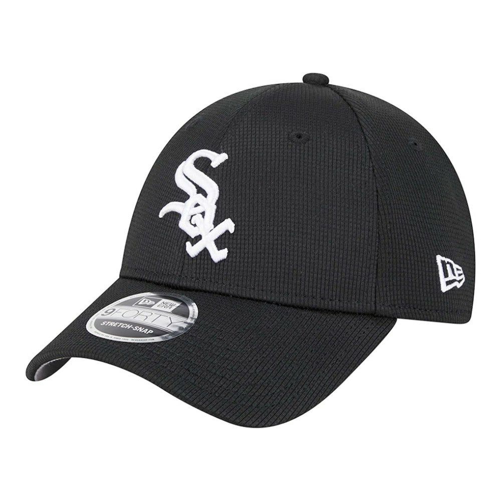 Chicago White Sox New Era Pivot 9FORTY Adjustable Hat - Black - New Era Discount