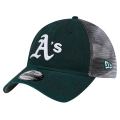 Athletics New Era Team Slick Trucker 9TWENTY Adjustable Hat - Green - New Era Online