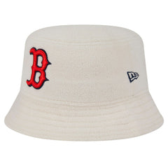 Boston Red Sox New Era Women's Chrome Cozy Bucket Hat - White - New Era on Sale