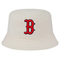 Boston Red Sox New Era Women's Chrome Cozy Bucket Hat - White - New Era on Sale
