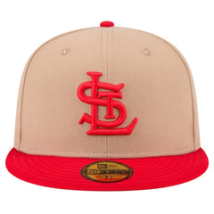 St. Louis Cardinals New Era 59FIFTY Fitted Hat - Khaki - New Era on Sale