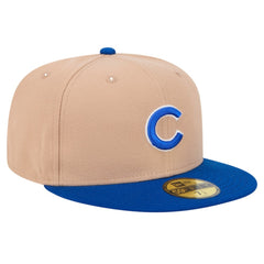 Chicago Cubs New Era 59FIFTY Fitted Hat - Khaki - New Era Online