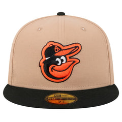 Baltimore Orioles New Era 59FIFTY Fitted Hat - Khaki - New Era Discount