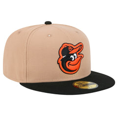 Baltimore Orioles New Era 59FIFTY Fitted Hat - Khaki - New Era Discount