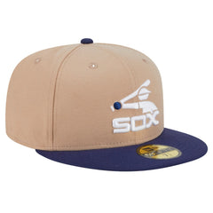 Chicago White Sox New Era 59FIFTY Fitted Hat - Khaki - New Era Online